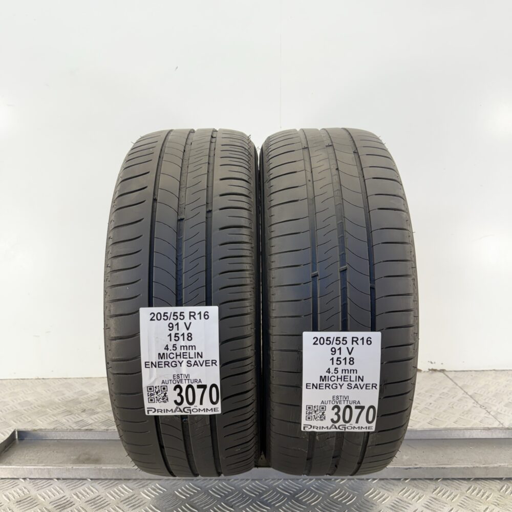 Gomme Usate 205 55 R16 91V Michelin Energy Saver Estive - immagine 8