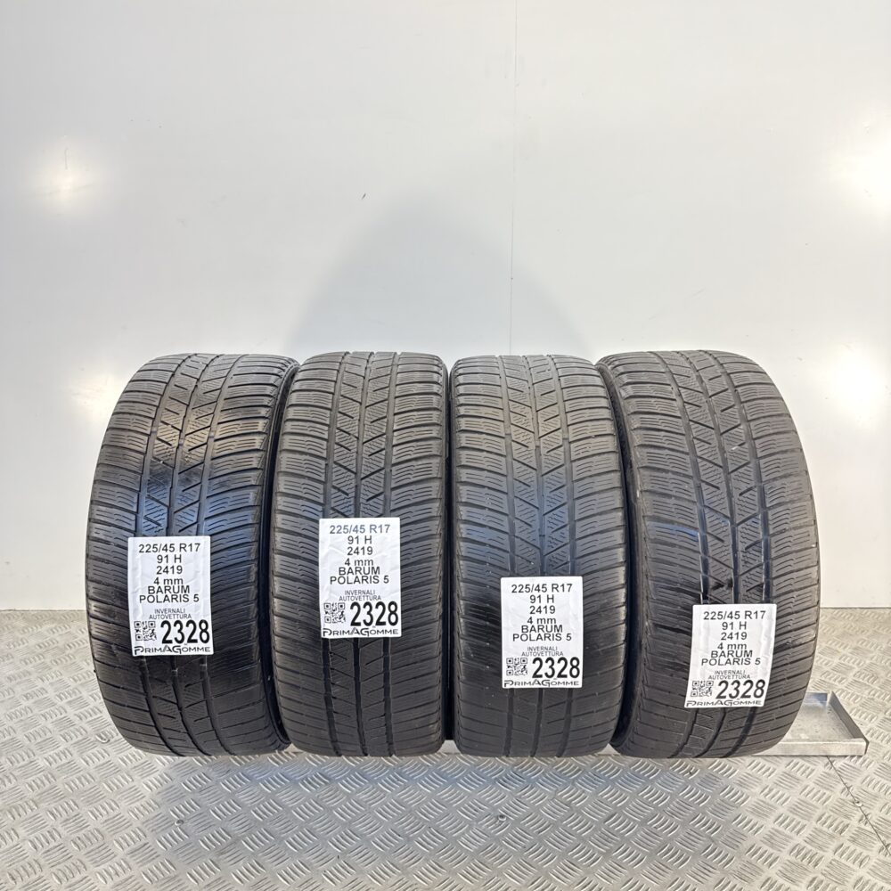 Gomme Usate 225 45 R17 91H BARUM Polaris 5 Invernali