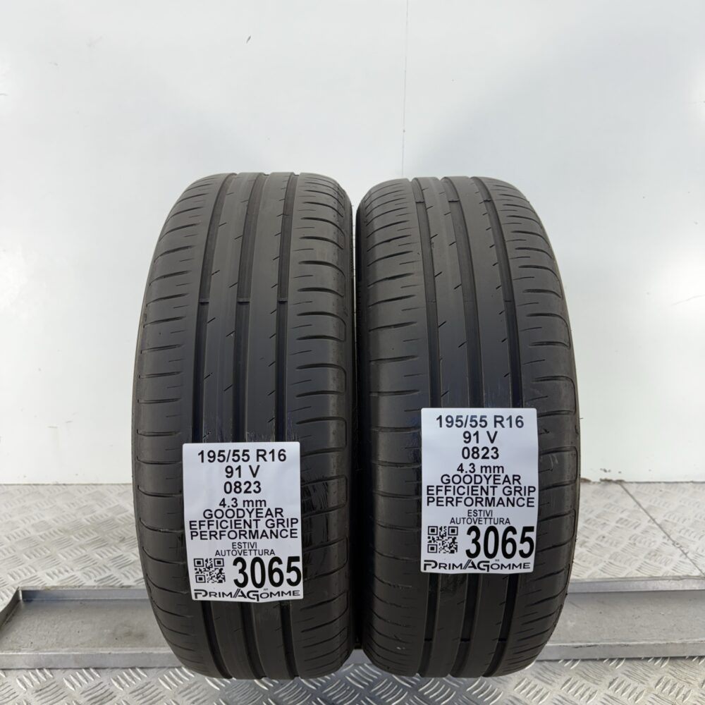 Gomme Usate 195 55 R16 91V Goodyear Efficient Grip Performance Estive - immagine 4