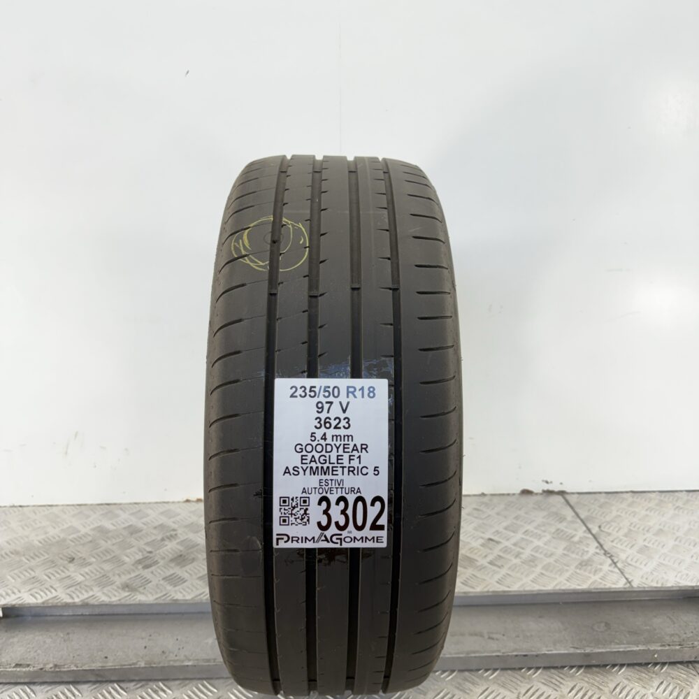 Gomma Usata 235 50 R18 97V Goodyear Eagle F1 Asymmetric 5 77% Estivo