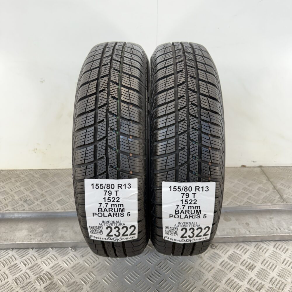 Gomme Usate 155 80 R13 79T BARUM Polaris 5 96% Invernali