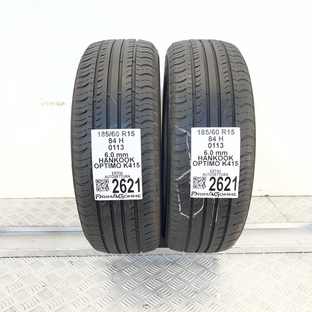 Gomme Usate 185 60 R15 84H Hankook Optimo K415 86% Estive