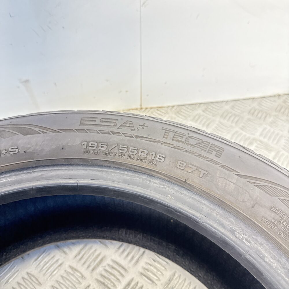 Gomma Usata 195 55 R16 87T Esa Tecar Super Grip 9 HP Invernale - immagine 8