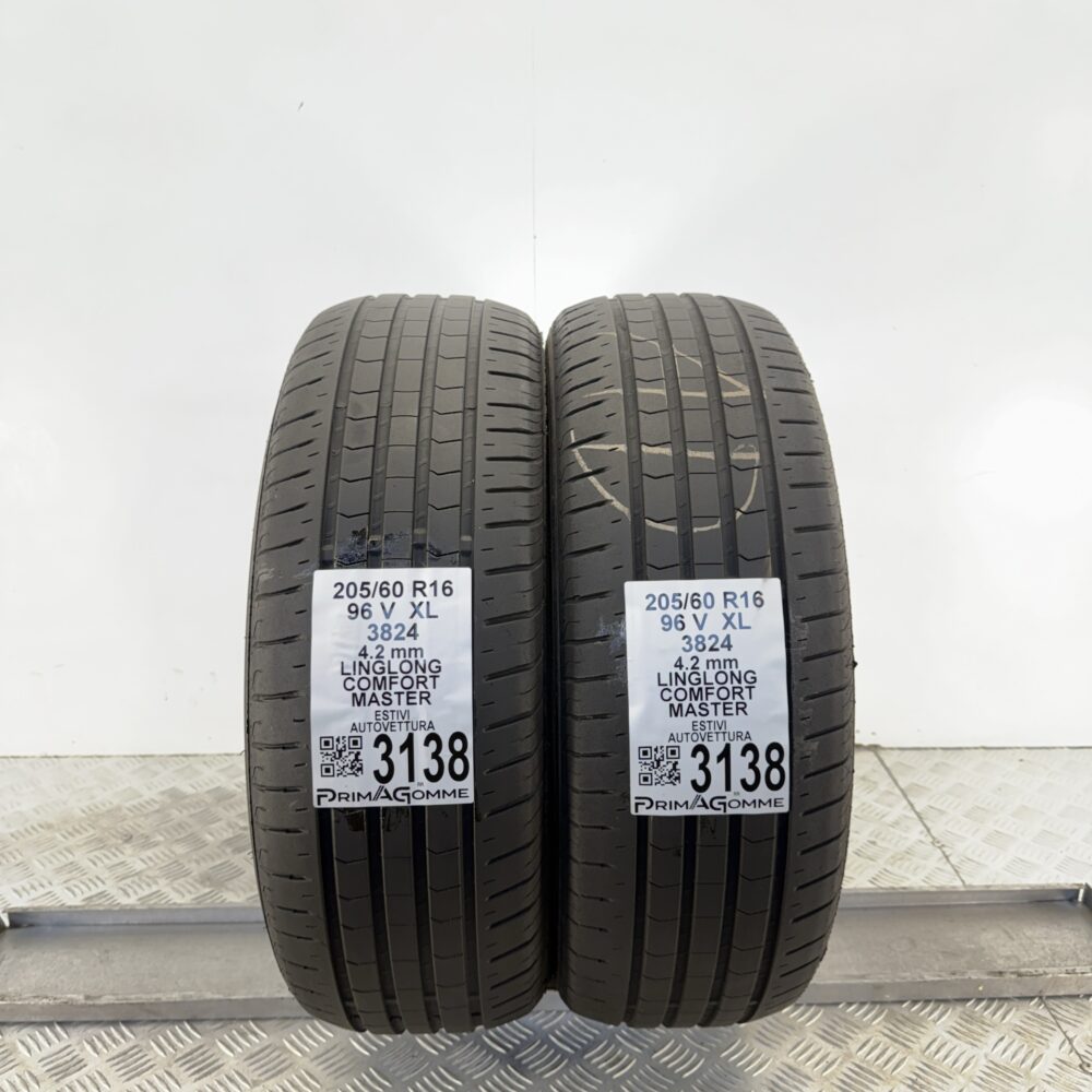 Gomme Usate 205 60 R16 XL 96V Linglong Comfort Master Estive