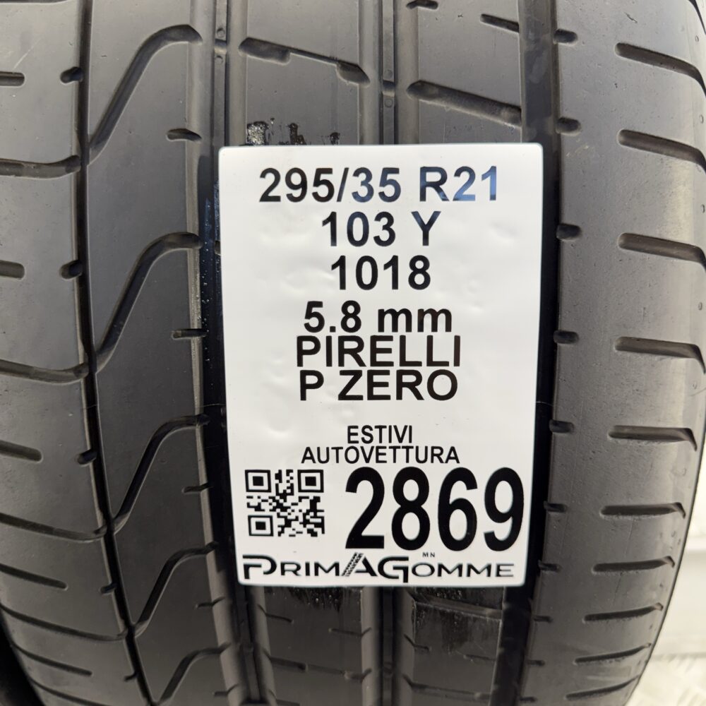 Gomme Usate 295 35 R21 103Y Pirelli P Zero 83% Estive - immagine 3