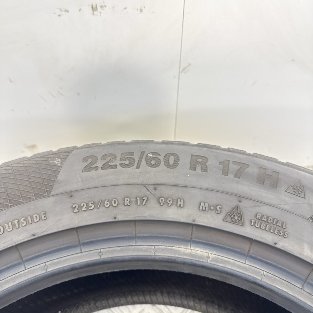 Gomma Usata 225 60 R17 99H Continental Winter Contact TS850P 71% Invernale - immagine 7