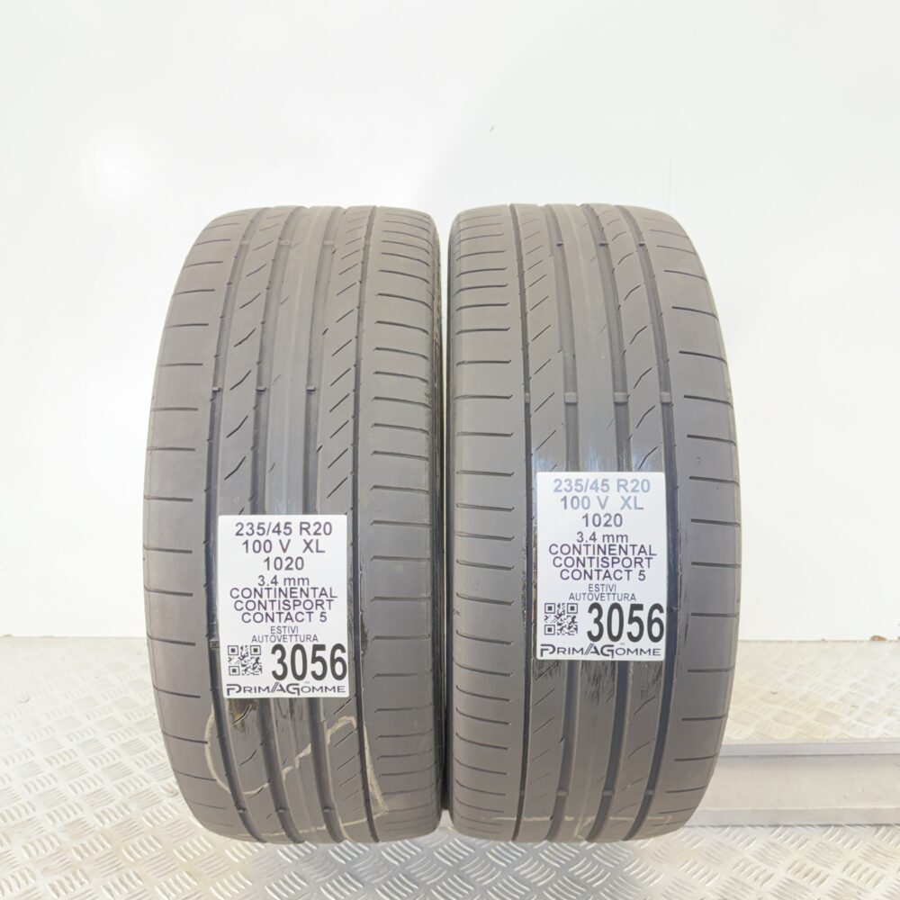Gomme Usate 235 45 R20 XL 100V Continental ContiSport Contact 5 Estive - immagine 4