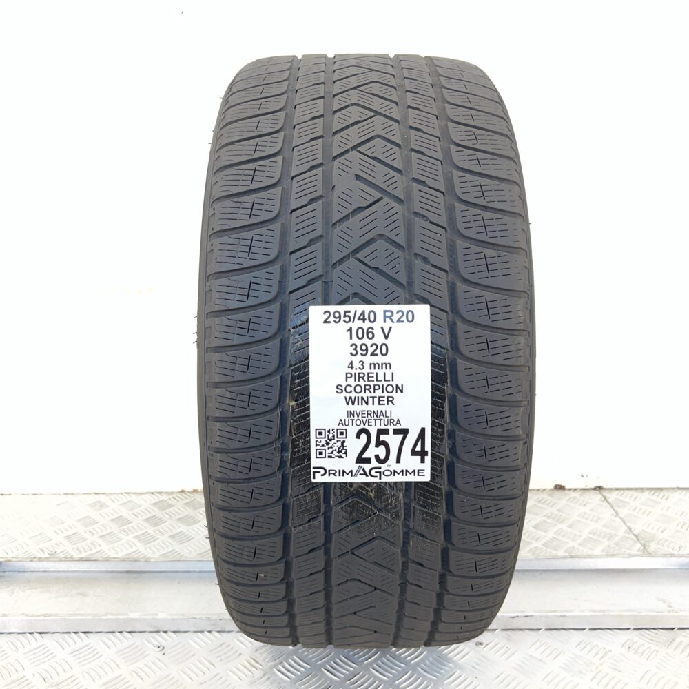 Gomma Usata 295 40 R20 106V PIRELLI Scorpion Winter Invernale