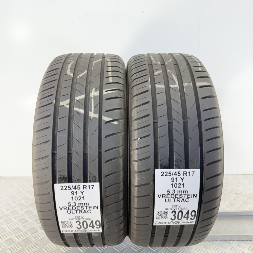 Gomme Usate 225 45 R17 91Y Vredestein Ultrac 76% Estive - immagine 4