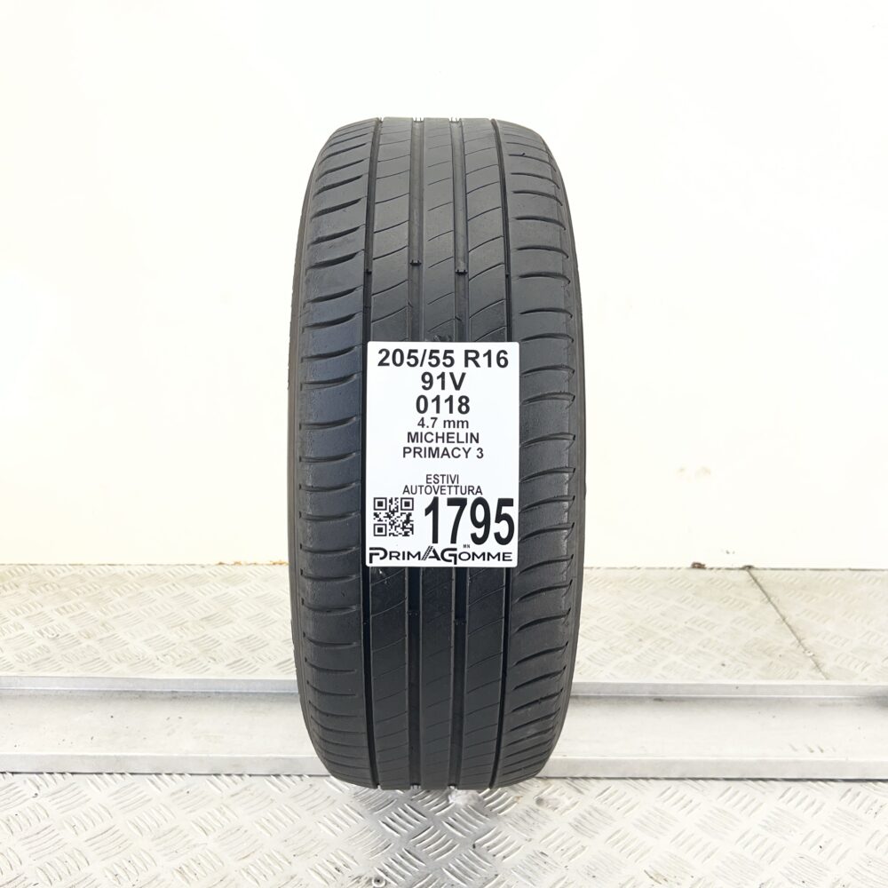 Pneumatico Usato 205 55 R16 91V Michelin Primacy 3 Estivo - immagine 4