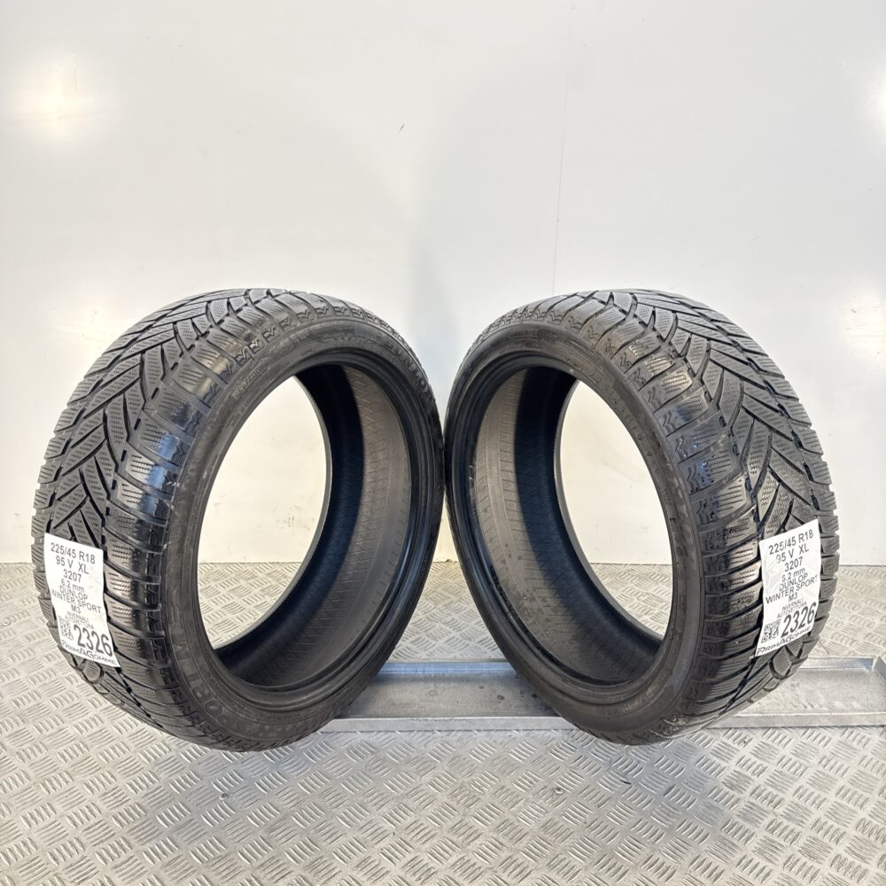 Gomme Usate 225 45 R18 XL 95V Dunlop Winter Sport M3 89% Invernali - immagine 7
