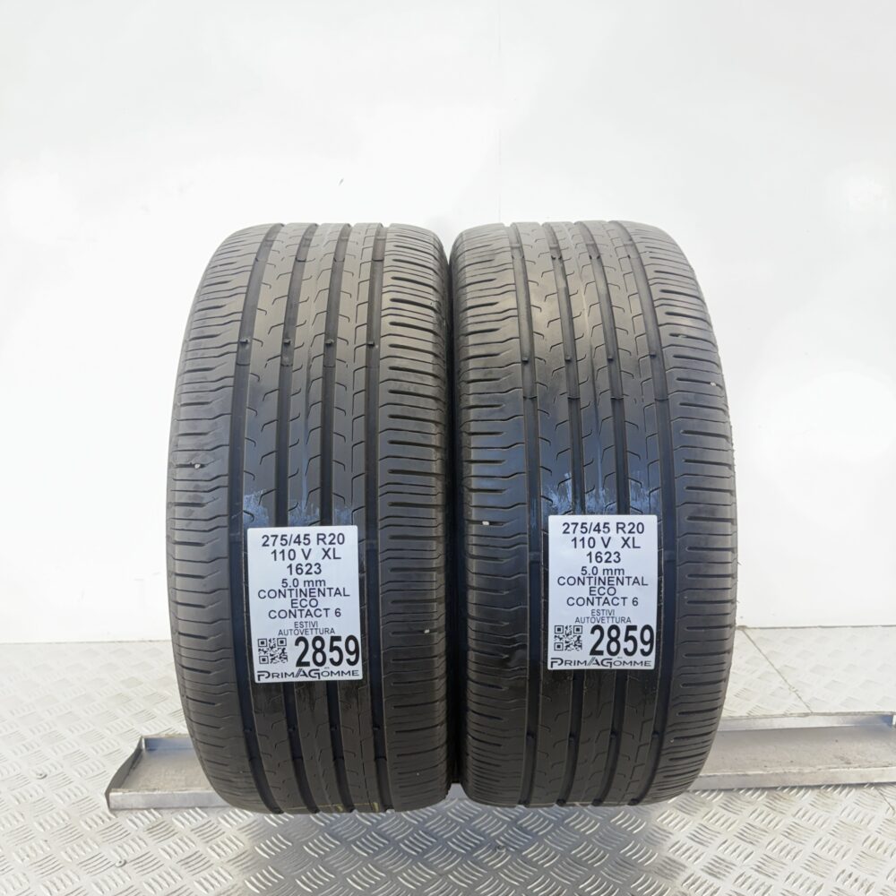 Gomme Usate 275 45 R20 XL 110V Continental EcoContact 6 71% Estive