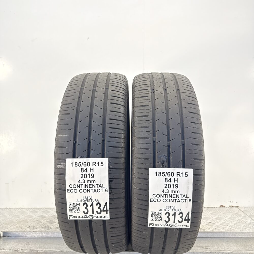 Gomme Usate 185 60 R15 84H Continental Eco Contact 6 Estive