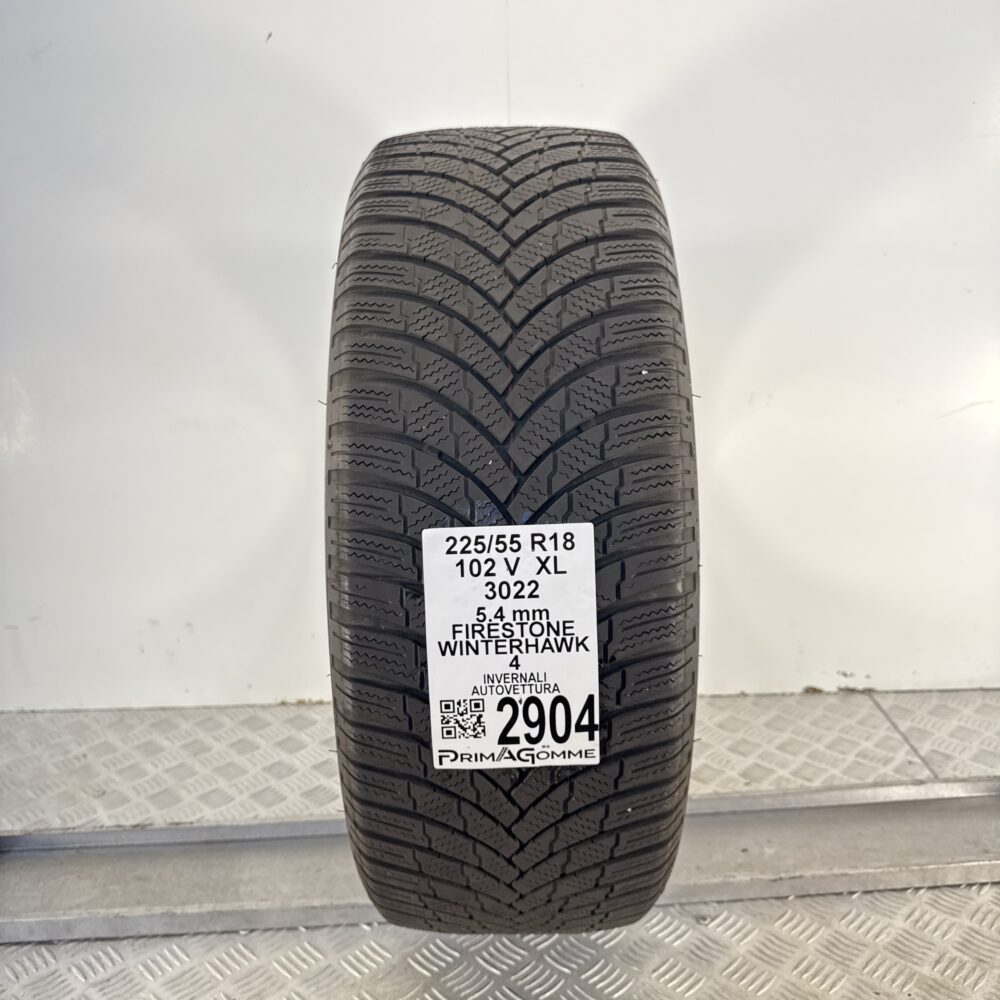 Gomma Usata 225 55 R18 XL 102V Firestone Winterhawk 4 Invernale