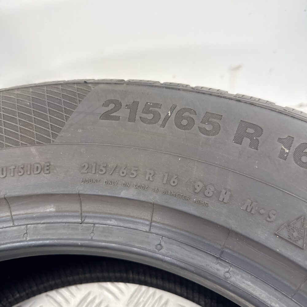 Gomma Usata 215 65 R16 98H Continental ContiWinterContact TS850P Invernale - immagine 7