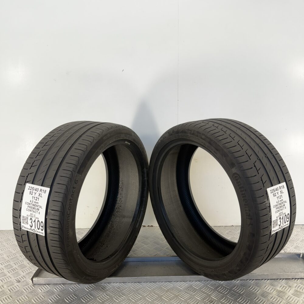 Gomme Usate 225 40 R18 XL 92Y Continental Premium Contact 6 Estive - immagine 14