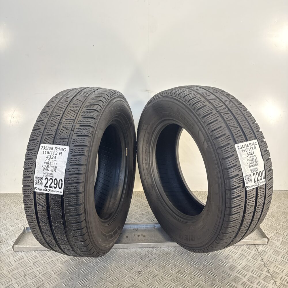 Gomme Usate 235 65 R16C 115/113R Pirelli Carrier Winter 78% Invernali - immagine 6