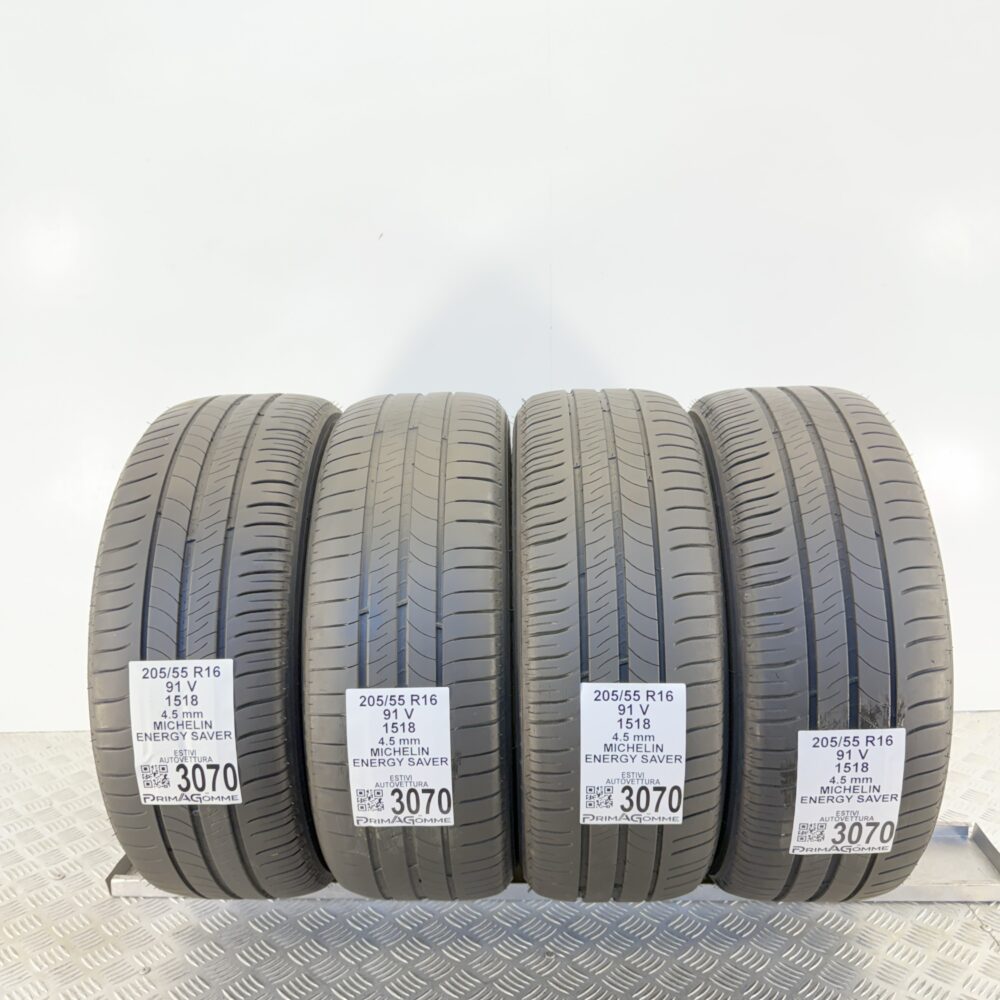 Gomme Usate 205 55 R16 91V Michelin Energy Saver Estive