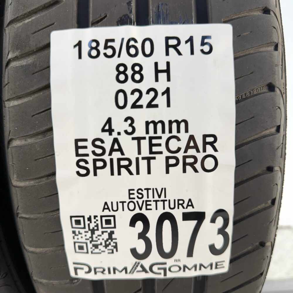 Gomme Usate 185 60 R15 88H Esa Tecar Spirit Pro Estive - immagine 3