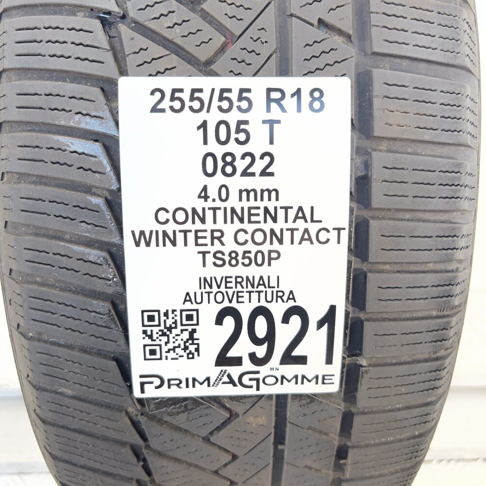 Gomma Usata 255 55 R18 105T Continental Winter Contact TS850P Invernale