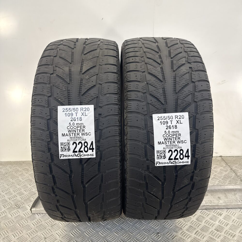 Gomme Usate 255 50 R20 XL 109T Cooper Winter Master WSC Invernali