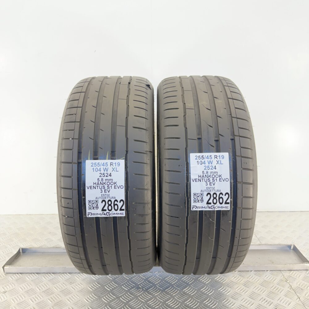 Gomme Usate 255 45 R19 XL 104W Hankook Ventus S1 Evo 3 EV 83% Estive