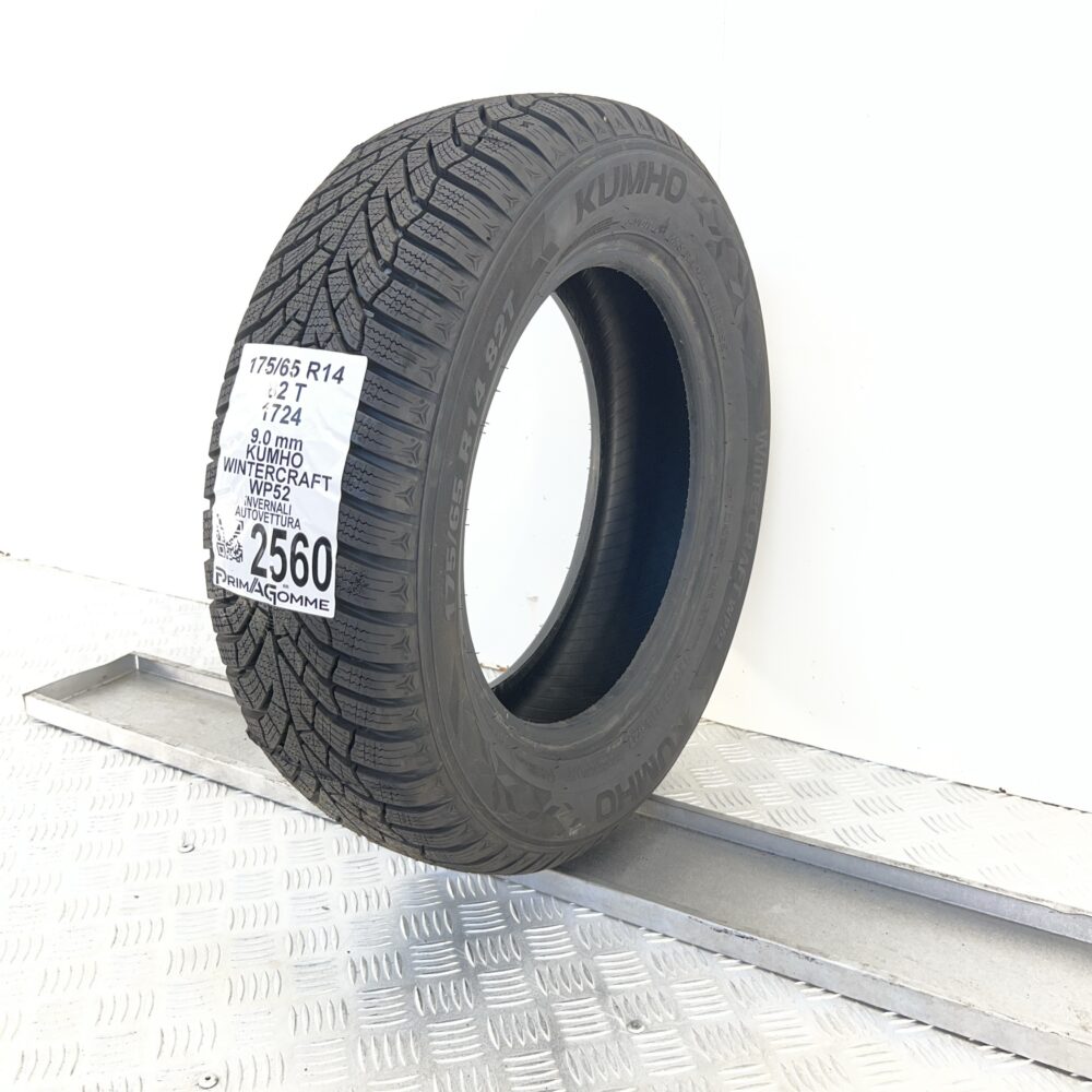 Gomma Usata 175 65 R14 82T Kumho Wintercraft WP52 100% Invernale - immagine 5