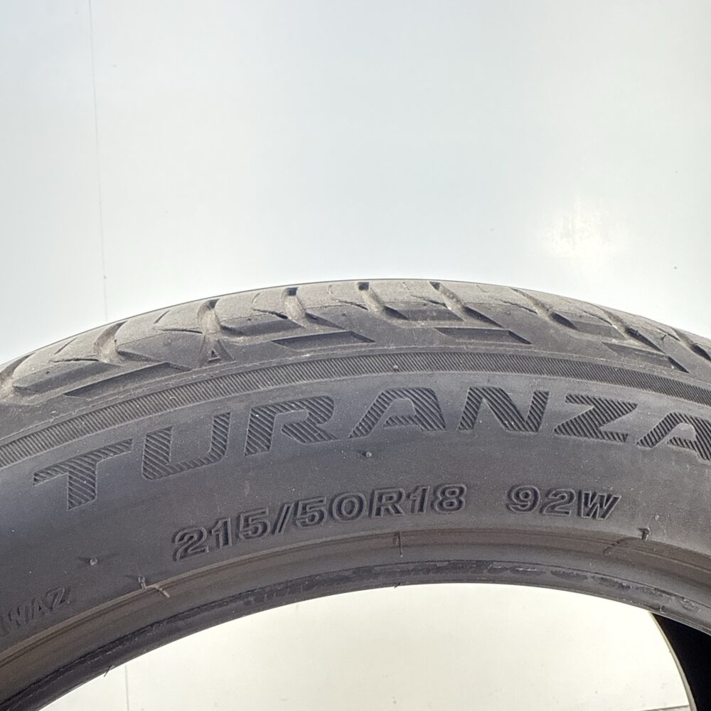 Gomme Usate 215 50 R18 92W Bridgestone Turanza T001 Estive - immagine 11
