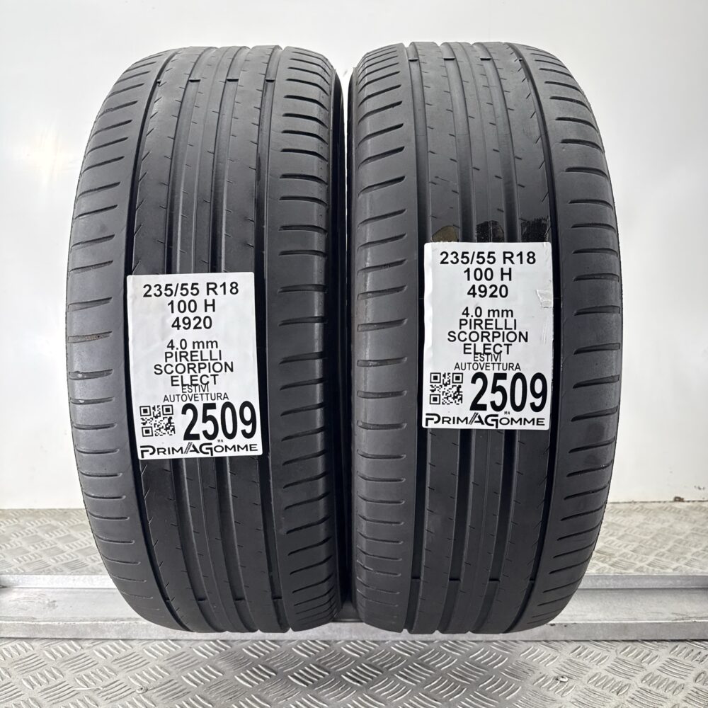 Gomme Usate 235 55 R18 100H Pirelli Scorpion Elect Estive
