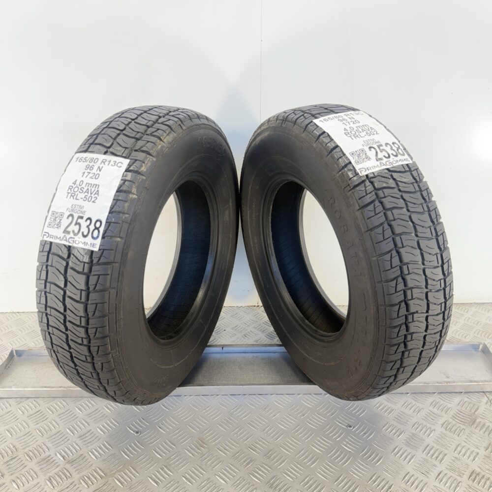 Gomme Usate 165 80 R13C 96N Rosava TRL-502 Estive - immagine 6