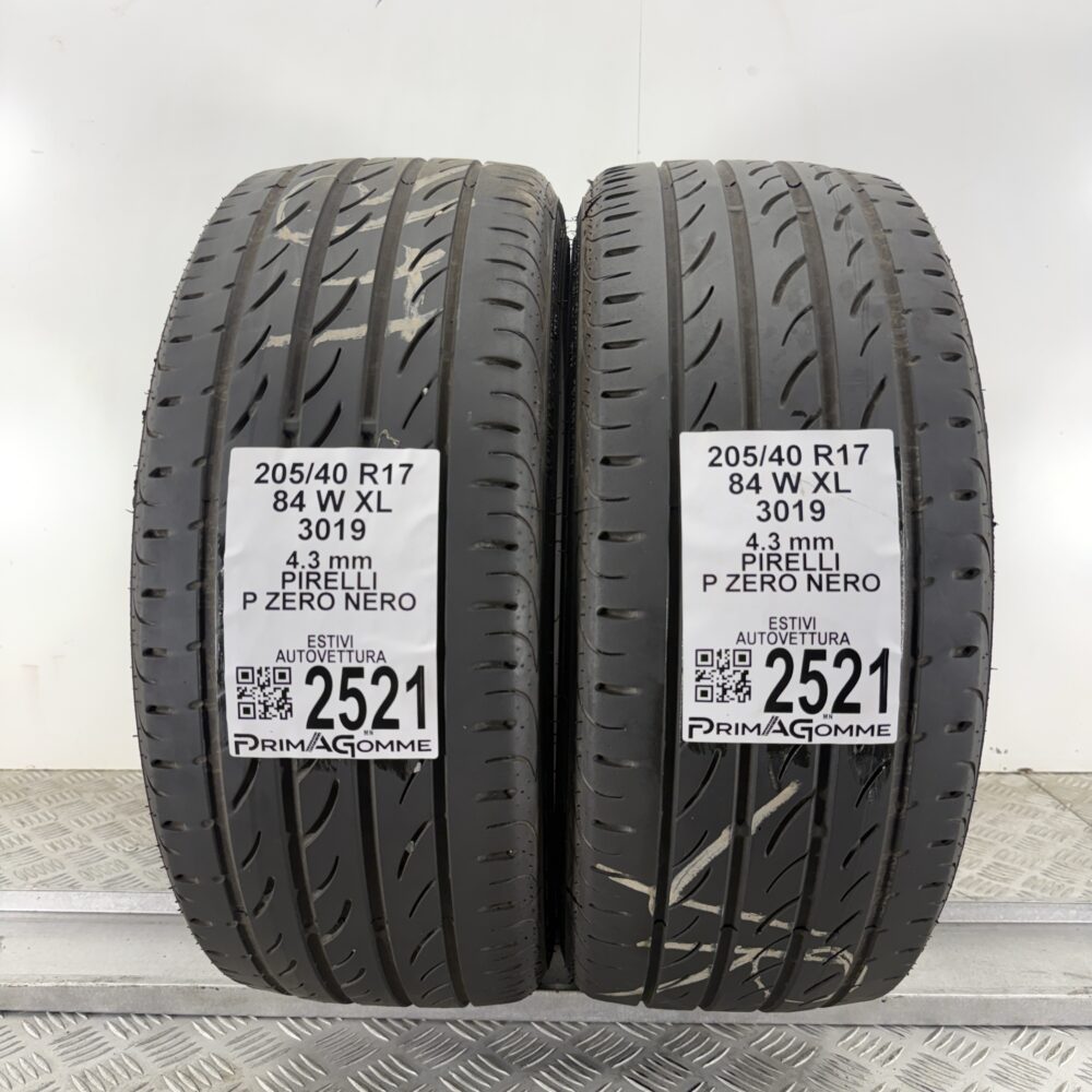 Gomme Usate 205 40 R17 XL 84W Pirelli P Zero Nero Estive - immagine 7