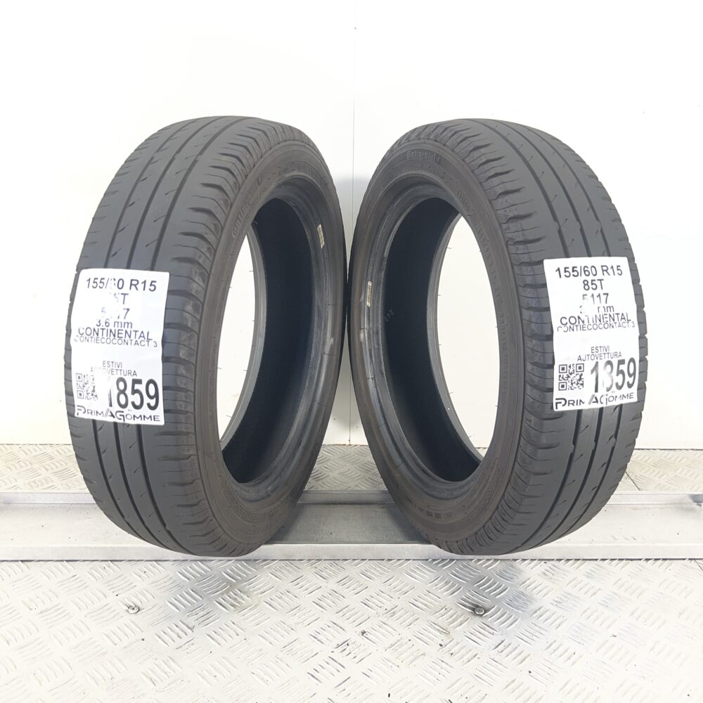 Gomme Usate 155 60 R15 74T Continental ContiEcoContact 3 Estive - immagine 4