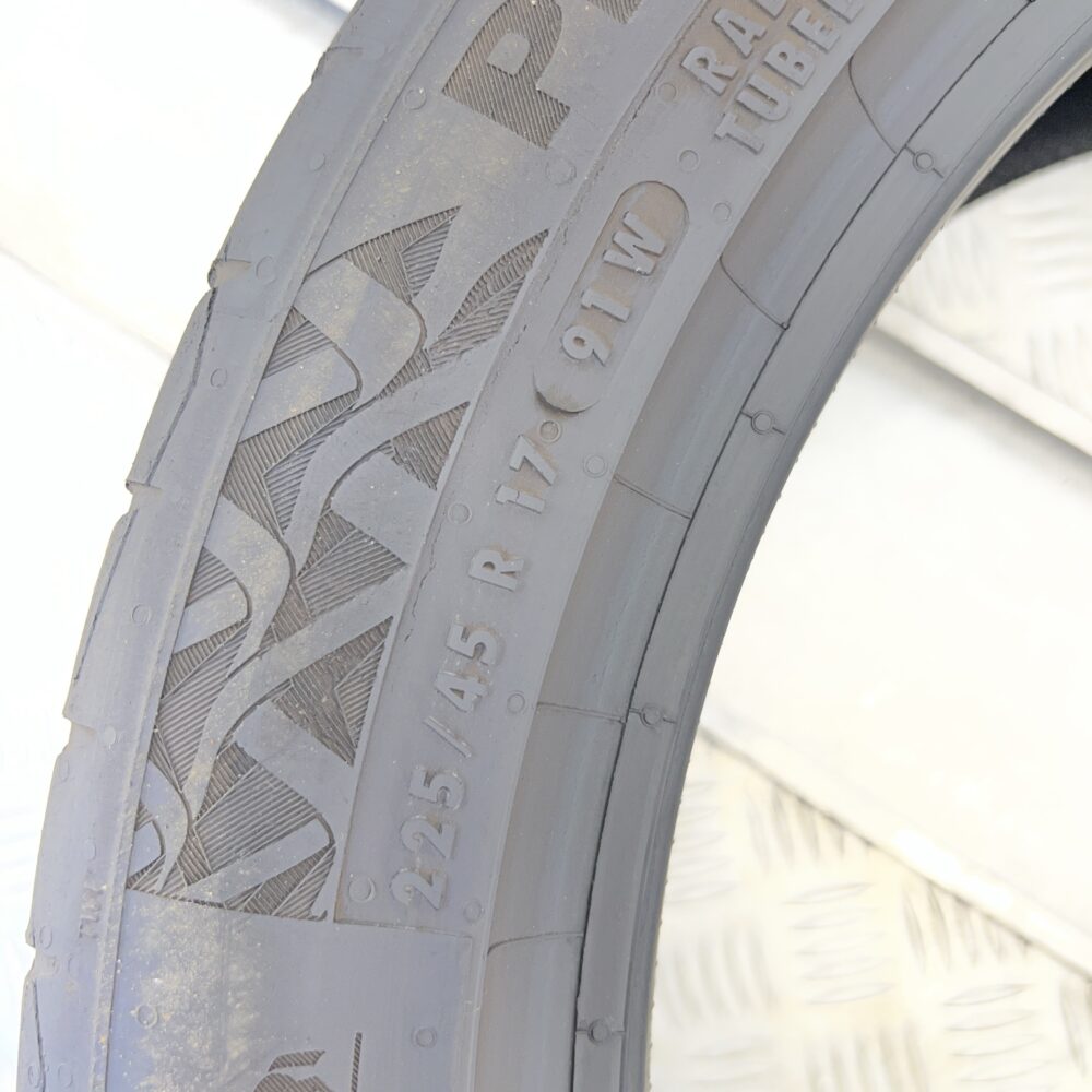 Gomma Usata 225 45 R17 91W Continental Premium Contact 7 Estivo - immagine 6