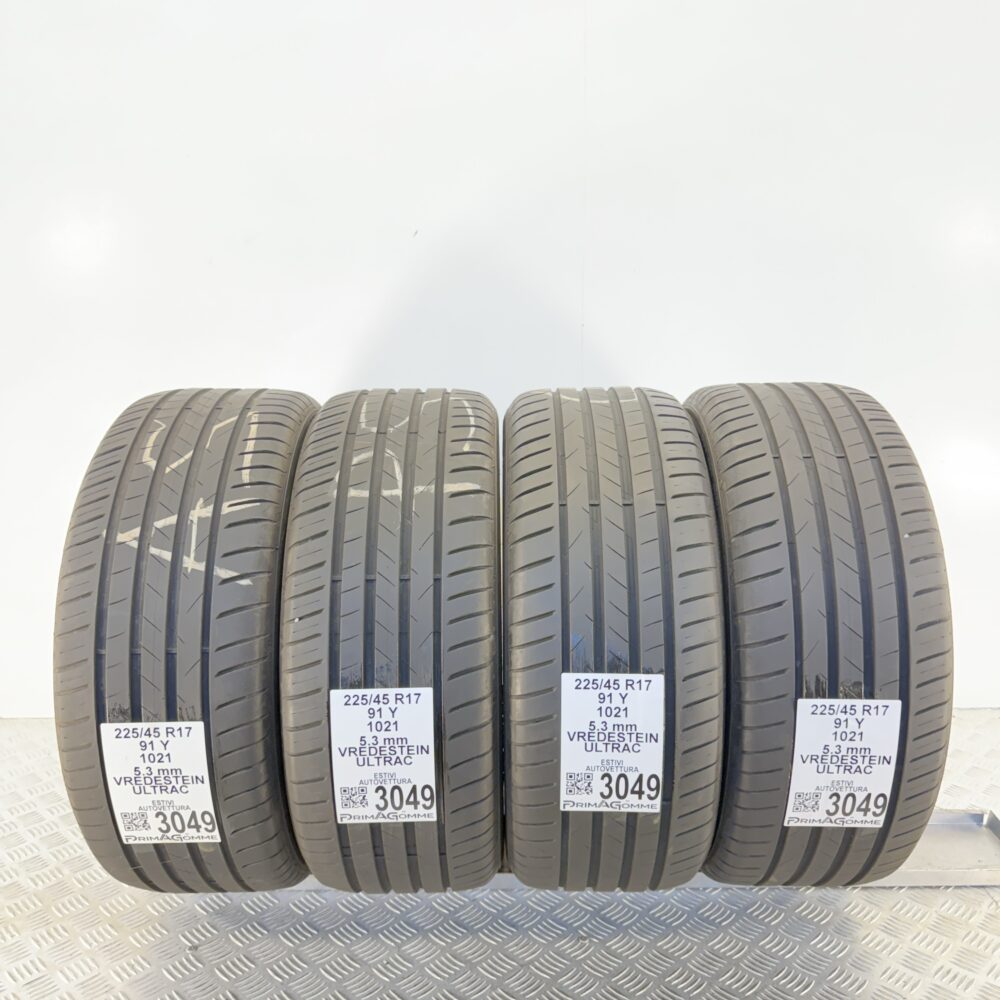 Gomme Usate 225 45 R17 91Y Vredestein Ultrac 76% Estive