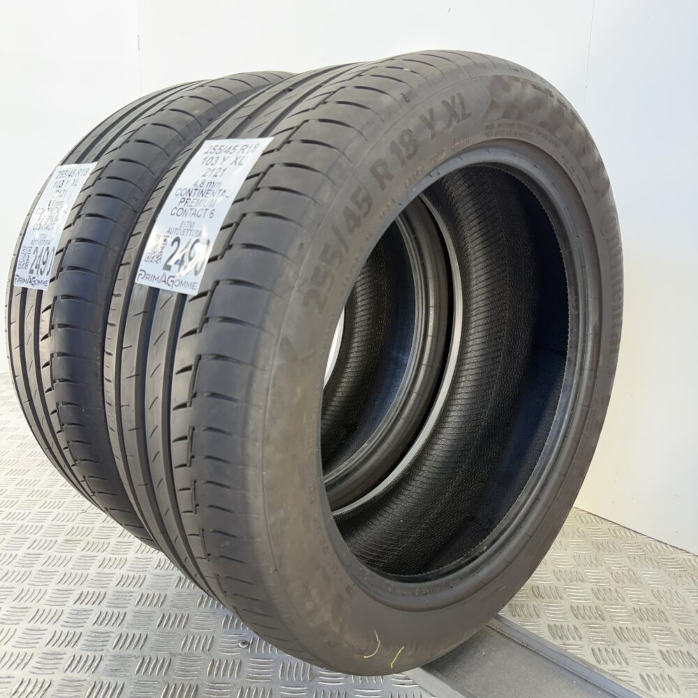 Gomme Usate 255 45 R18 XL 103Y Continental Premium Contact 6 Estive - immagine 7