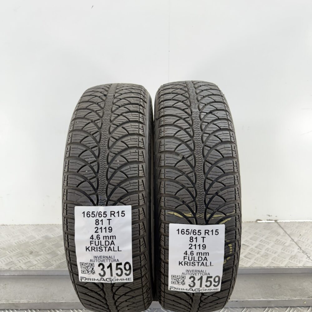 Gomme Usate 165 65 R15 81T FULDA KRISTALL Invernali