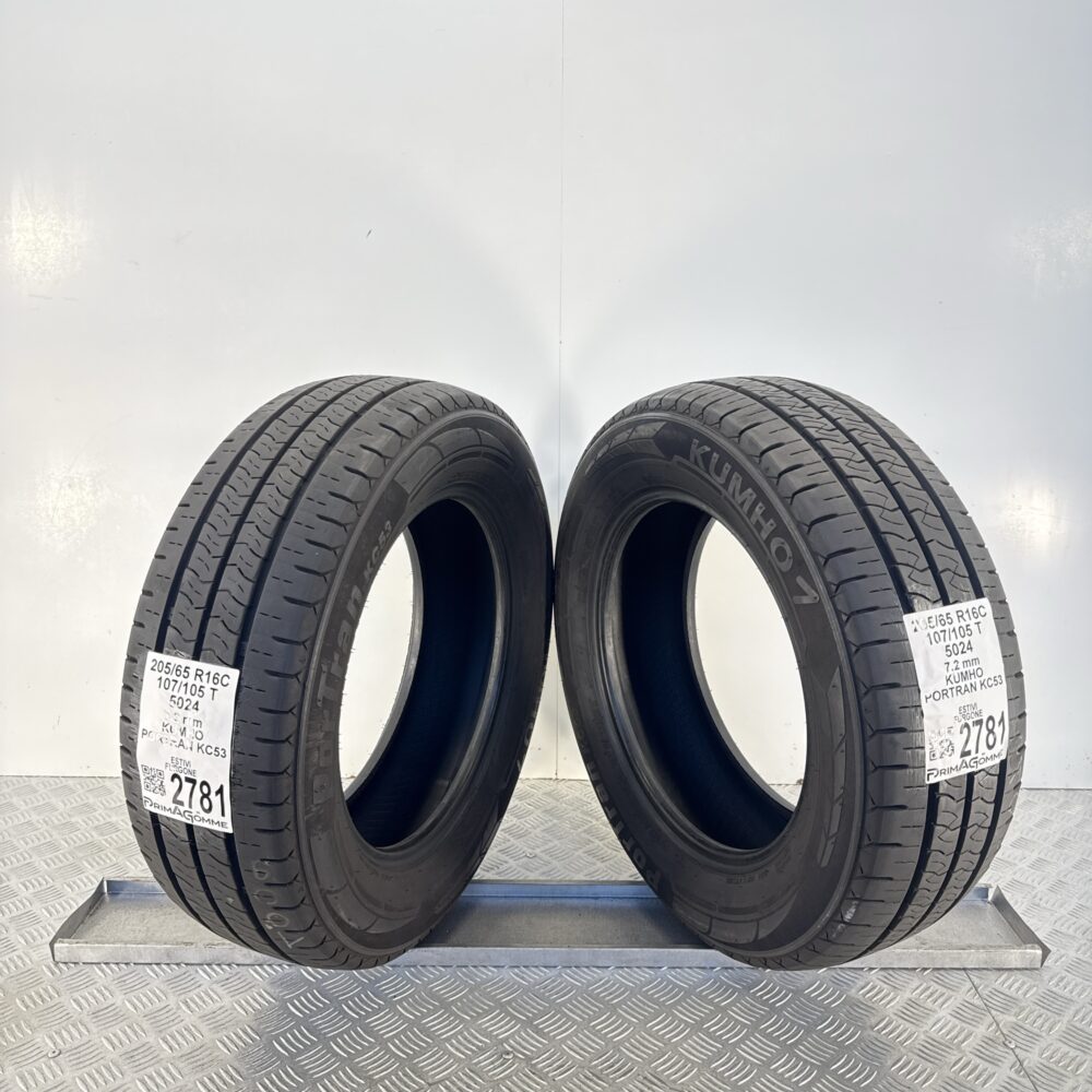 Gomme Usate 205 65 R16C 107/105T Kumho Portran KC53 80% Estive - immagine 6