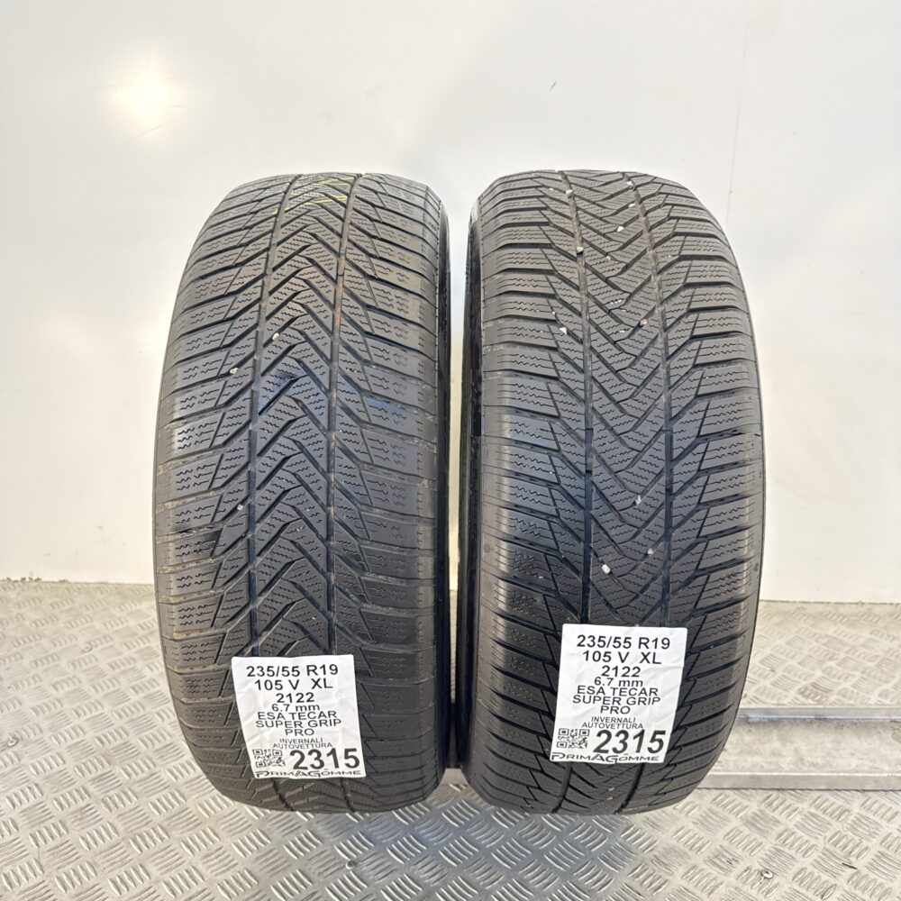 Gomme Usate 235 55 R19 XL 105V Esa Tecar Super Grip Pro 84% Invernali - immagine 4