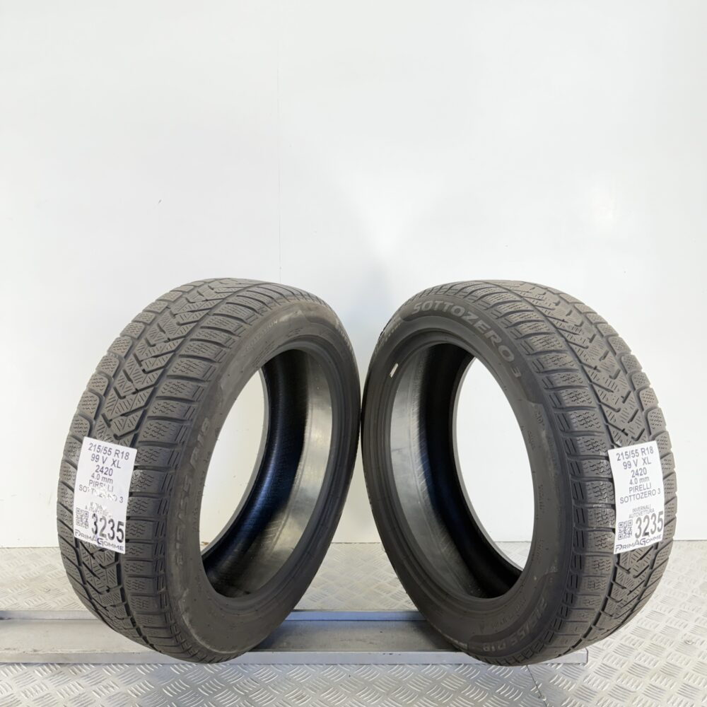 Gomme Usate 215 55 R18 XL 99V Pirelli Sottozero 3 Invernali - immagine 11