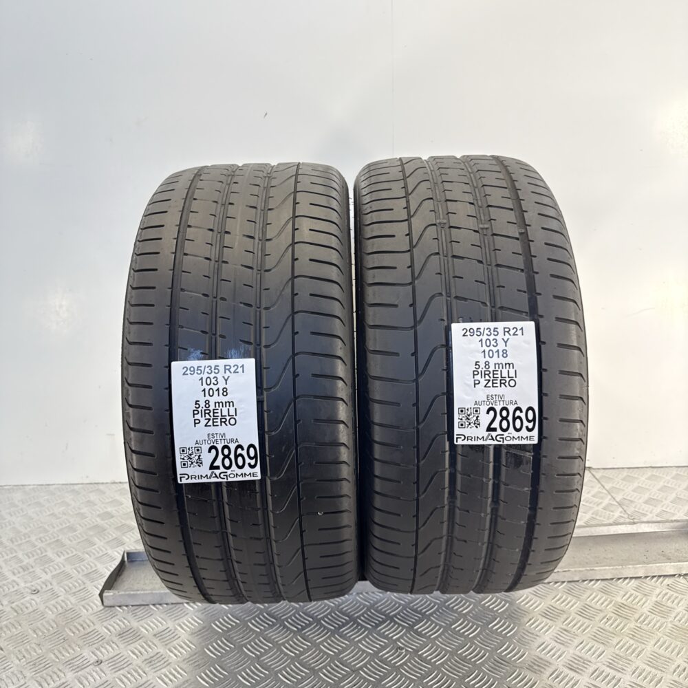 Gomme Usate 295 35 R21 103Y Pirelli P Zero 83% Estive