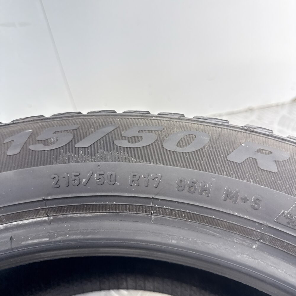 Gomma Usata 215 50 R17 XL 95H PIRELLI Winter Cinturato 71% Invernale - immagine 7