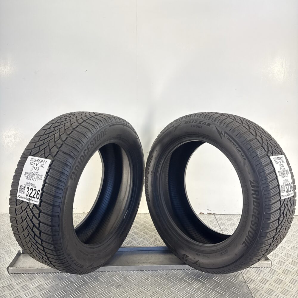Gomme Usate 225 55 R17 XL 101V Bridgestone Blizzak LM005 RunFlat 74% Invernali - immagine 6