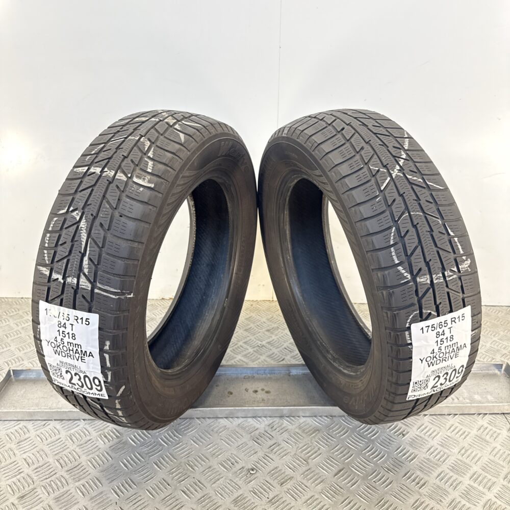 Gomme Usate 175 65 R15 84T Yokohama WDRIVE Invernali - immagine 6