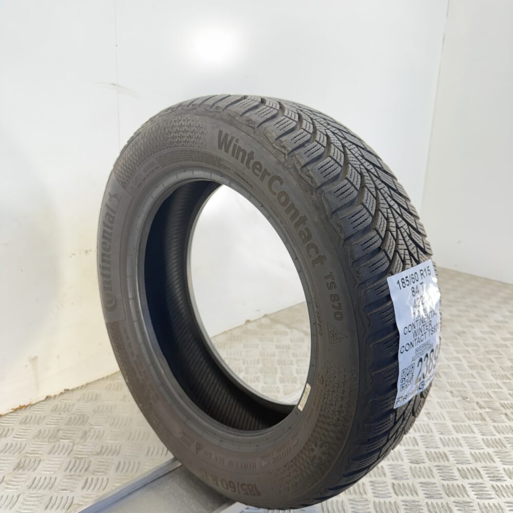Gomma Usata 185 60 R15 84T Continental Winter Contact TS870 90% Invernale - immagine 5