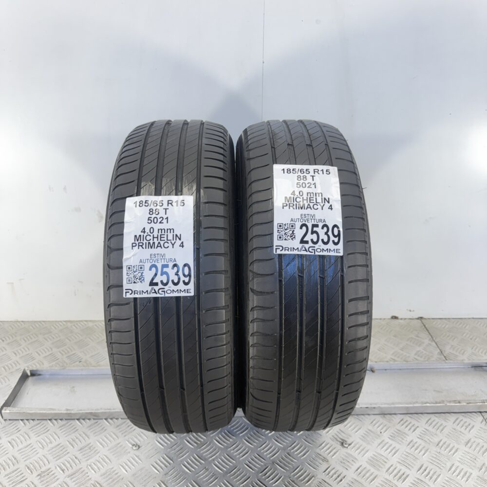 Gomme Usate 185 65 R15 88T MICHELIN Primacy 4 Estive