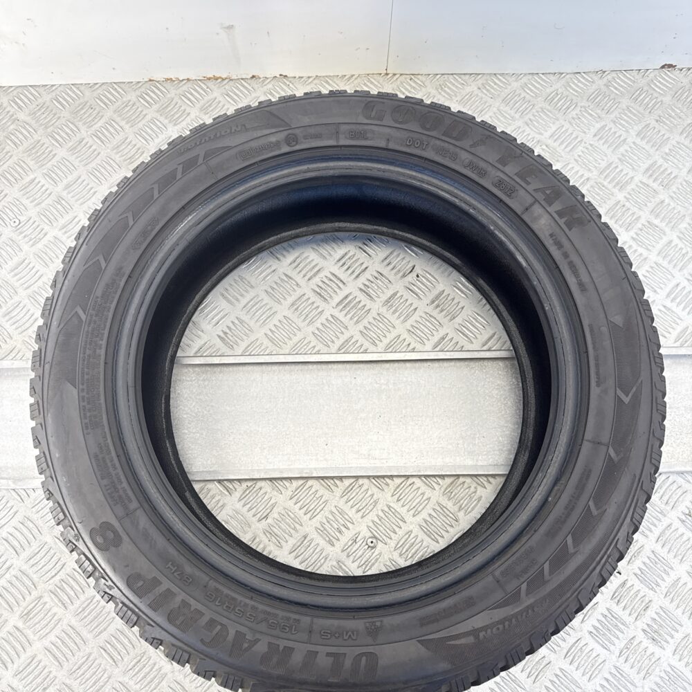 Gomma Usata 195 55 R16 87H Goodyear Ultra Grip 8 73% Invernale - immagine 6