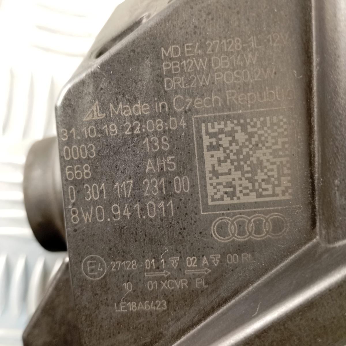 Faro Anteriore Sinistro LED Audi A4 B9.5 2019–2022 OEM 8W0941011 Completo - immagine 7