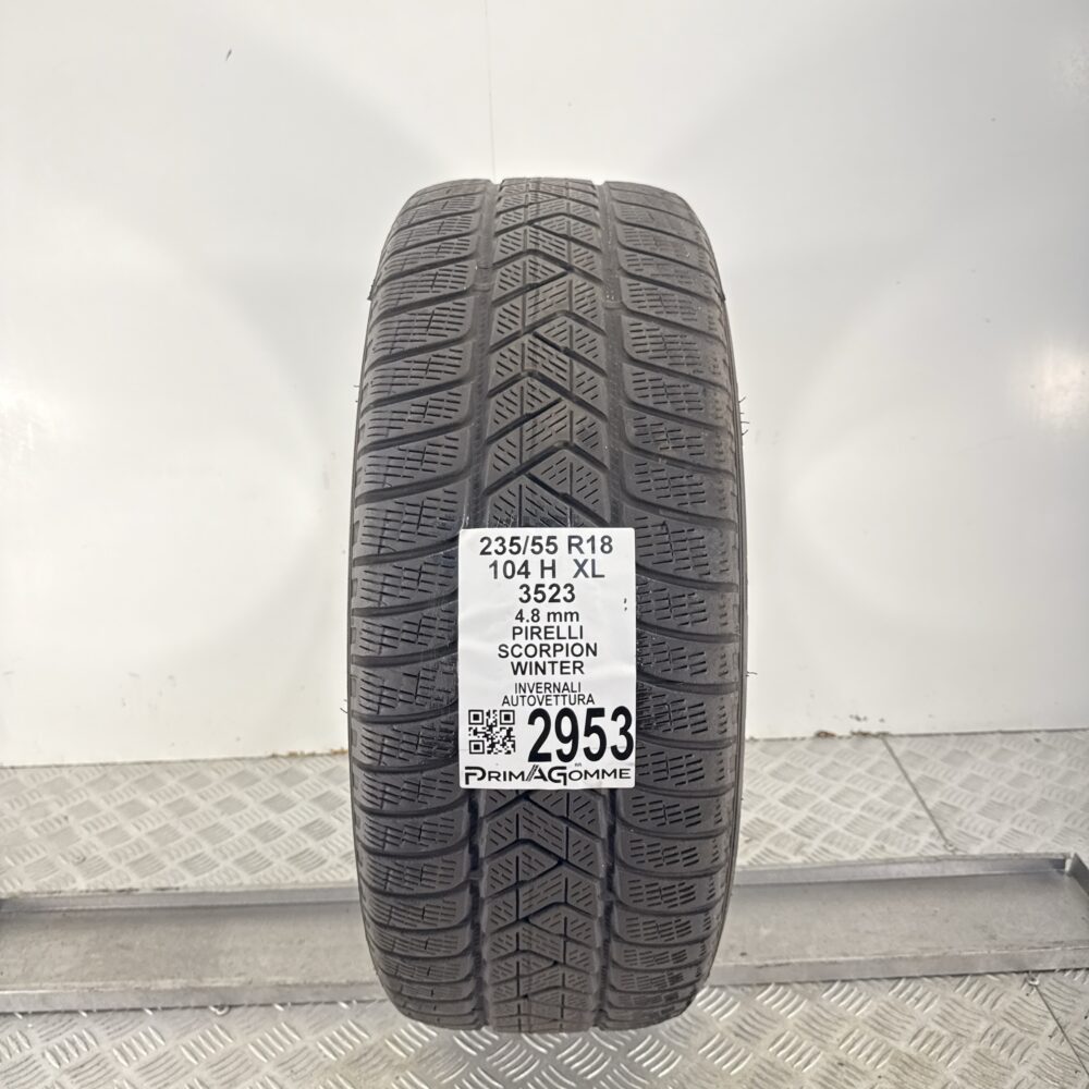 Gomma Usata 235 55 R18 XL 104H Pirelli Scorpion Winter Invernale