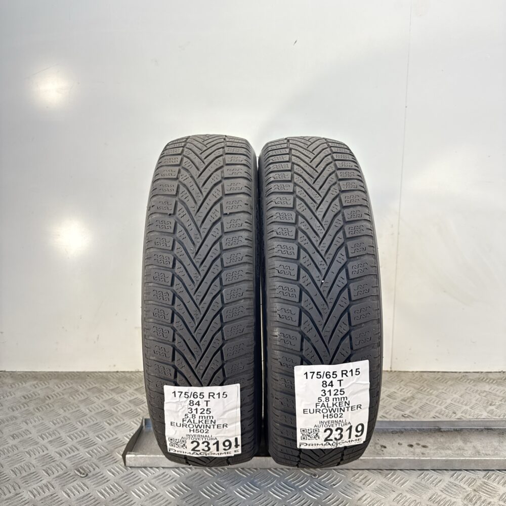 Gomme Usate 175 65 R15 84T Falken Eurowinter H502 83% Invernali - immagine 4