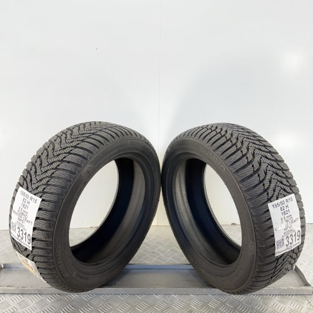 Gomme Usate 195 50 R15 82H Kumho Winter Craft WP51 98% Invernali - immagine 12